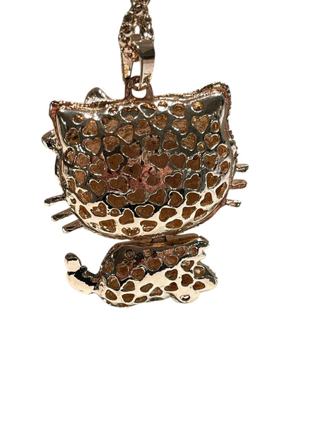 Betsey Johnson Jeweled Pendant Necklace -Hello Kitty