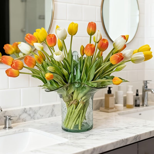 Tulip Stems x 5 - Yellow