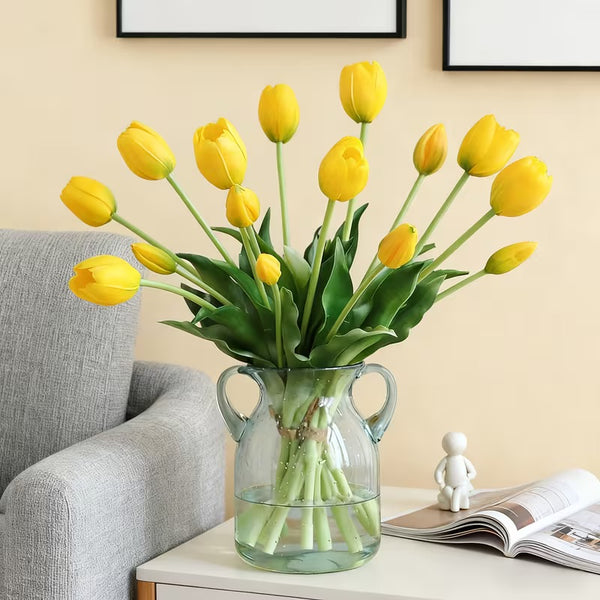 Tulip Stems x 5 - Yellow
