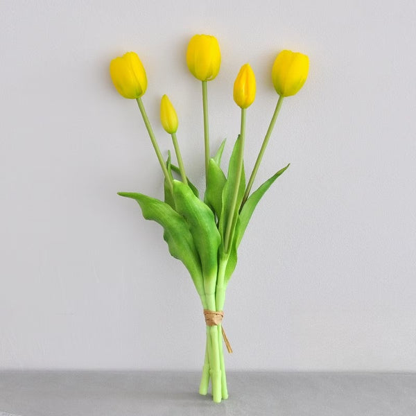 Tulip Stems x 5 - Yellow