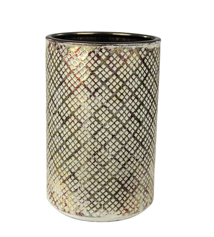 Ceramic Flower Vase Copper Earthtone