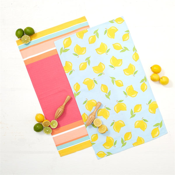 Life with Zest Dish Towel with Citrus Reamer