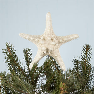 Tree Topper Glitter Starfish  in Gift Box