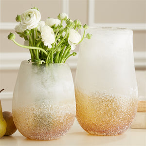 Horizon Frosted Vases Glass