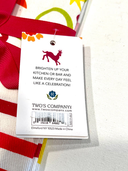 Otomi Dish Towel with Cocktail Spoon