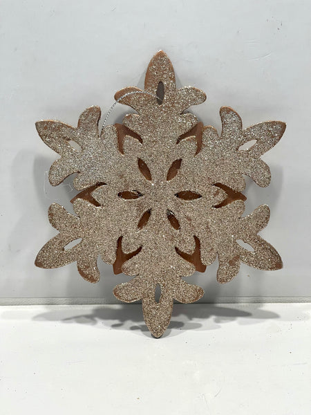 Paper Snowflake Ornament with Jewel Accent