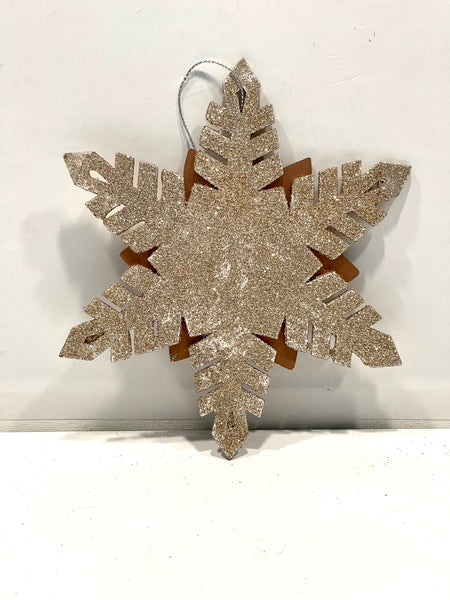 Paper Snowflake Ornament with Jewel Accent